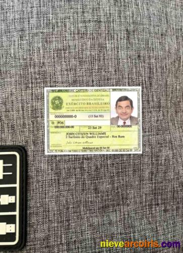 Brazil identity card photolook